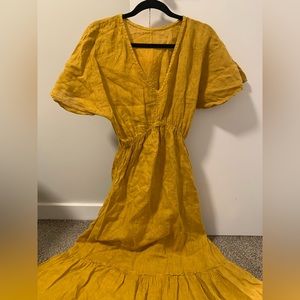 Linen dress, made in Italy.